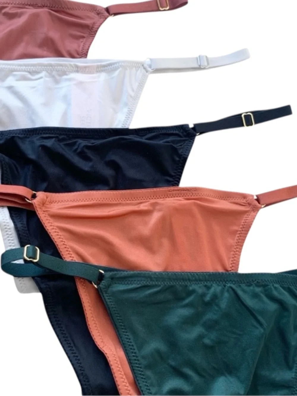 Victoria’s Secret 5pk V-string Panties Lot of 5 Large New